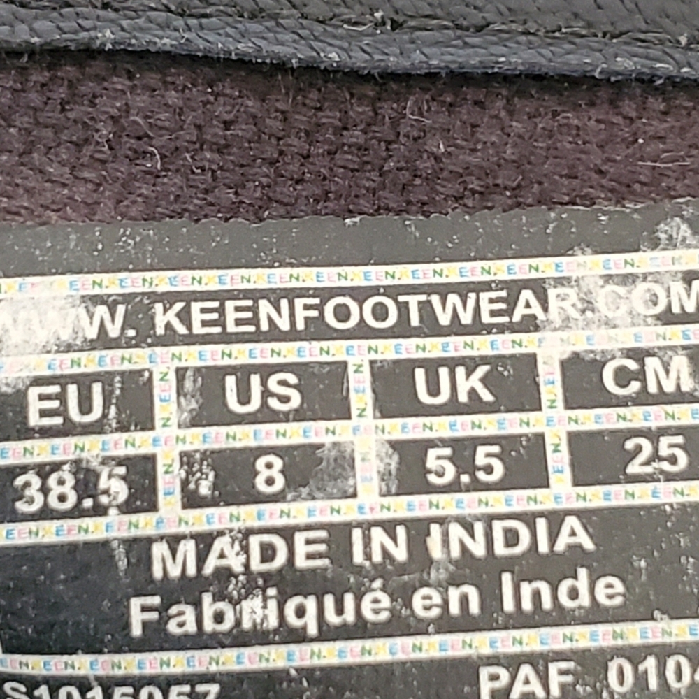 KEEN Morrison Mid Suede Leather Ankle Boots Brown Blue Like-New - Picture 3 of 15